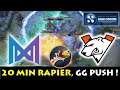 DIVINE RAPIER FAST PUSH !! NIGMA vs VP - WePlay! Mad Moon Dota 2