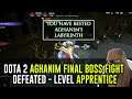 Dota 2 Bug Aghanim Final Boss Fight Defeated - Level Apprentice