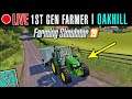🔴 NEW! GRAPHIC MOD, FIELD WORK BEGINS - FIRST GEN FARMER (DAY 2) | Oakhill Farm - FS19