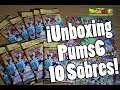 Super Dragon Ball Heroes PUMS6 Unboxing Sobres Colección Completa Booster Pack