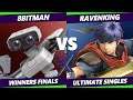 S@X 378 Online Winners Finals - Ravenking (Ike) Vs. 8BitMan (ROB, Diddy Kong) Smash Ultimate - SSBU