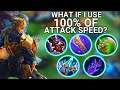 WHAT IF ALPHA USE 100% OF ATTACK SPEED? IS HE STRONG? HOW MUCH DAMAGE HE CAN HAVE? (MUST WACTH)