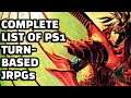 Complete List of PS1 Turn-Based JRPGs
