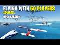 Flying With 50 players  | Microsoft Flight Simulator 2020 Multiplayer