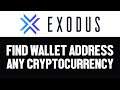 How To Find Your Wallet Address on Exodus (Find Bitcoin Wallet Address)