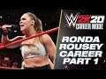 Ronda Rousey Gets Drafted To NXT | Ronda Rousey Career Mode WWE 2K20