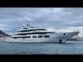 Superyacht Dreamboat departing Gibraltar