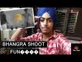 Bhangra Video Shoot Fun + BTS😂😂😂