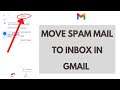 How to Move Spam Mail to Inbox in Gmail
