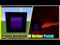 HOW TO PROPERLY BUILD AND USE NETHER PORTAL | MINECRAFT NETHER PROTAL