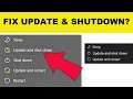 How To Remove Update And Shutdown - How To Remove Update And Restart Option - Windows 10, 11