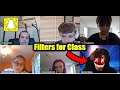 How to use snapchat FILTERS in your ONLINE CLASSES