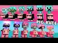 PIG RACE - PRO BOYS VS PRO GIRLS - CHAROOT XD ANIMATION