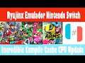 Ryujinx Emuldor Nintendo Switch Incredible Compile Cache CPU Update