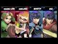 Super Smash Bros Ultimate Amiibo Fights  – Request #18900 Young Link & Inkling vs Marth & Ike