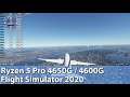 AMD Ryzen 5 Pro 4650G APU Test - Microsoft Flight Simulator 2020