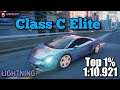 Asphalt 9 | Class C Elite | Top 1% | 1:10.921 | Lamborghini Gallardo