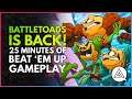 BATTLETOADS IS BACK! 25 Minutes of Chaotic Beat 'em up Action + New Gameplay
