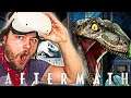 BEST VR DINOSAUR GAME EVER??? | Jurassic World Aftermath on Oculus Quest 2 | Part 1