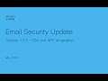 Cisco Email Security Update (13.5): ESA&APP Integration