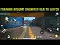 Free Fire New Trick Unlimited Health In Training Ground 🙂 #shorts