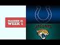 Madden 21 - Week 01 - Indianapolis Colts Jacksonville Jaguars - Simulation Nation