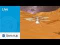 Modeling the Mars Helicopter Live in SketchUp