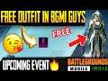 Super Bgmi😍🔥Get Free permanent & Time limited Outfit in battlegrounds Mobile India | New event