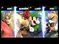 Super Smash Bros Ultimate Amiibo Fights – Request #19991 Ken vs Bowser vs Luigi vs Fox