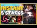 The BEST WAY To Get FIVE Darius Stacks INSTANTLY! Delete ANYONE in ONE SECOND!! - League of Legends