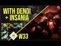 w33 - Shadow Fiend | with Dendi + Insania | Dota 2 Pro Players Gameplay | Spotnet Dota 2