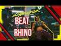 cyberpunk 2077 beat on the brat rhino - how to beat rhino easy guide