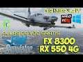 MICROSOFT FLIGHT SIMULATOR NO PROCESSADOR FX 8300 E PLACA DE VÍDEO RX 550 4G | AULAS DE VÔO GRÁTIS 😬