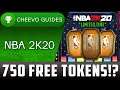 NBA 2K20 - 750 FREE TOKENS?! **LIMITED TIME LOCKER CODE**