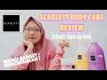 Scarlett Bodycare Honest Review | Bodycare Aman Bumil Busui | Scarlett Lotion - Scrub - Shower Scrub