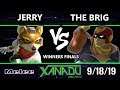 S@X 320 SSBM - Jerry (Fox) Vs. The Brig (Captain Falcon) Smash Melee Winners Finals