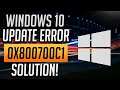 Windows 10 Update Error 0x800700c1 [FIXED] 2023