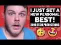 A NEW RECORD! Reacting to my predictions for 2019.