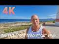 Can Picafort,Mallorca,beach front walk in 4K