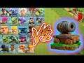 Cannon cart Vs all troops on coc🔥 troop vs troop💞xtreme battle💞who will win💘coc🤐unity clash 🥰