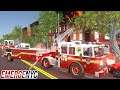 EmergeNYC FDNY Tiller Ladder 175 Responding To A House Fire With People Trapped In Brooklyn