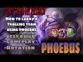 HOW I USE NEW HERO PHOEBUS~KDA 10-3-13 |MOBILE LEGENDS