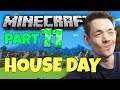 Minecraft PS4 Survival: Part 11 [Survival Series: HOUSE DAY] Let's Play PS4 Edition