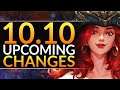 NEW Patch 10.10 - KEY CHAMPION REWORKS, BUFFS and NERFS - League of Legends Pro Guide