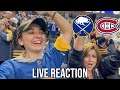 THE JACK EICHEL-LESS ERA BEGINS | Buffalo Sabres vs. Montreal Canadiens LIVE REACTION