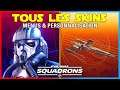 TOUS LES SKINS (Menus, Vaisseaux & Pilotes) | Star Wars: Squadrons