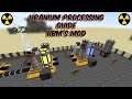URANIUM Processing Guide in HBMs Mod || How to obtain Fissionable Uranium Fuel from Raw Uranium Ore