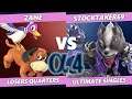 Alpha 4 Losers Quarters - Zane (Duck Hunt) Vs. Stocktaker69 (Wolf, Fox) SSBU Ultimate Tournament