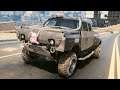 Cyberpunk 2077 - Thorton Mackinaw Beast 2049 - Car Show Speed Jump Crash Test . 4K 60fps.