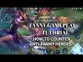 fanny gameplay tutorial | how to counter cc heroes using fanny | fanny build | mlbb